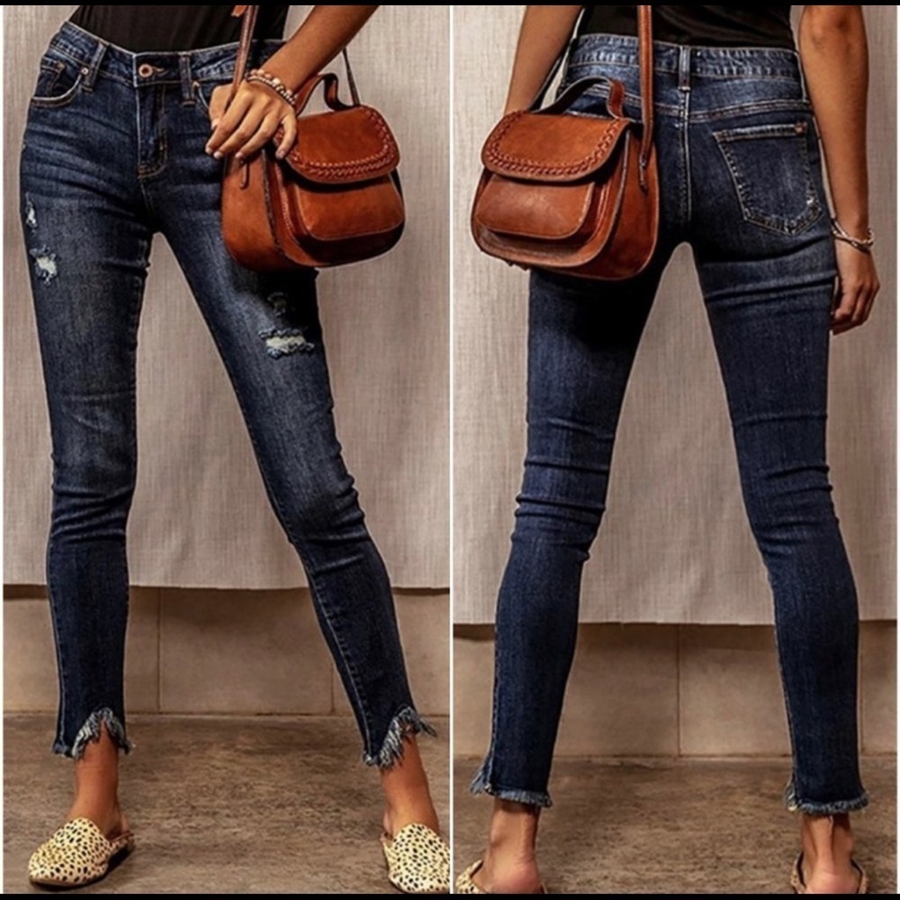 The Skinny Distressed Denim - Picture 2 of 3